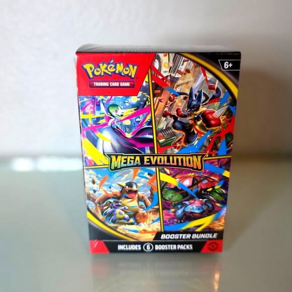 Pokémon TCG Cards Mega Evolution 6-Pack Booster Bundle Box - Factory Sealed - Picture 1 of 3